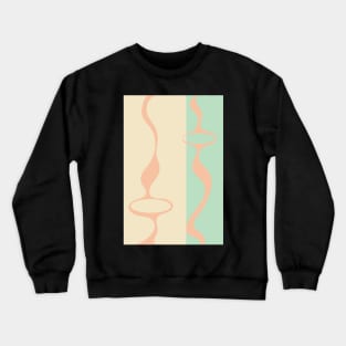 Pink Mod Pods Crewneck Sweatshirt